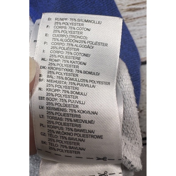 New York Knicks Adidas Hoodie‎ Mens XL Gray Blue Full Zip NBA - Picture 7 of 8